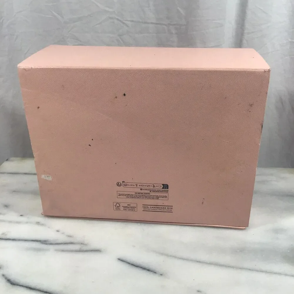 Authentic Prada Pink Textured Gift Shoe Box Empty 9.5x7x4 Luxury Storage